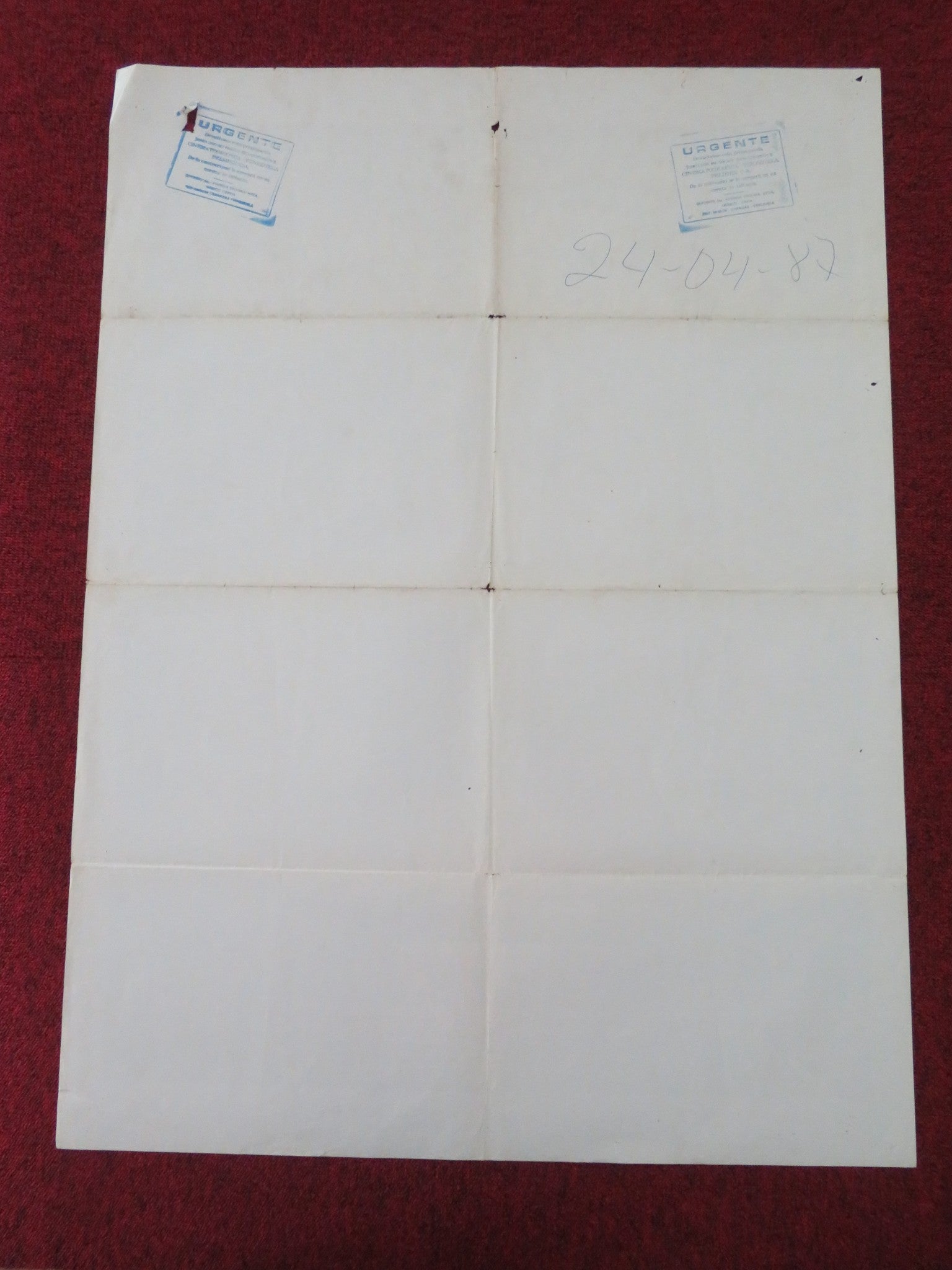 LOS NAUFRAGOS DEL LIGURIA MEXICAN POSTER ROLLED TINA ROMERO IGNACIO RETES 1985 Movie posters