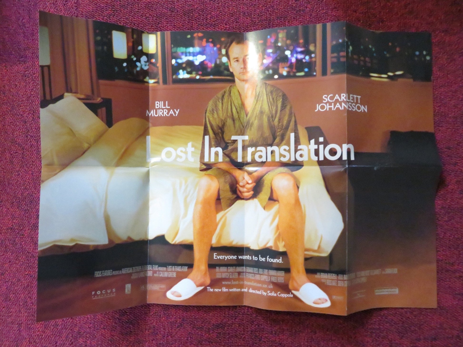 LOST IN TRANSLATION (DVD) BILL MURRAY SCARLETT JOHANSSON 2003 REGION 2 Rendezvous Cinema Movie posters