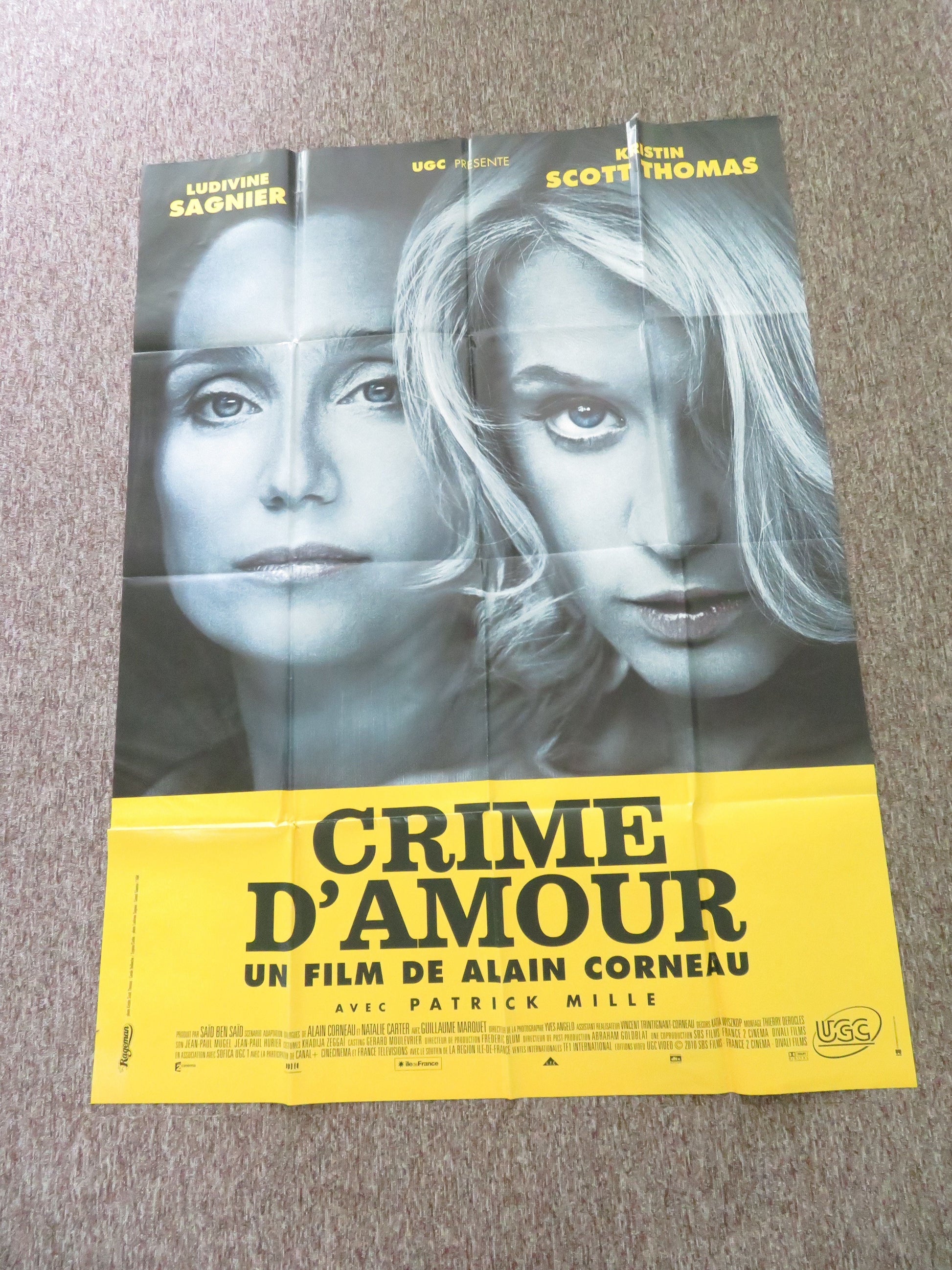Love Crime French Grande Poster Ludivine Sagnier Kristin Scott Thomas 2010 Movie posters
