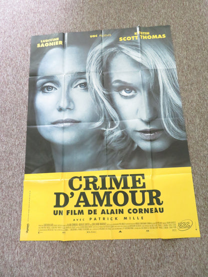 Love Crime French Grande Poster Ludivine Sagnier Kristin Scott Thomas 2010 Movie posters