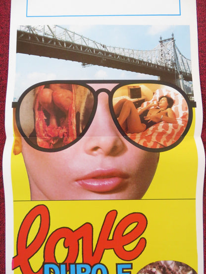 LOVE DURO E VIOLENTO ITALIAN LOCANDINA POSTER CHRISTOPHER CRUISE . FAVER 1985 Rendezvous Cinema Movie posters