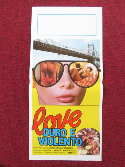 LOVE DURO E VIOLENTO ITALIAN LOCANDINA POSTER CHRISTOPHER CRUISE . FAVER 1985 Rendezvous Cinema Movie posters