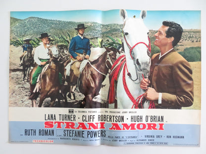 LOVE HAS MANY FACES - B ITALIAN FOTOBUSTA POSTER LANA TURNER C. ROBERTSON 1965 Rendezvous Cinema Movie posters