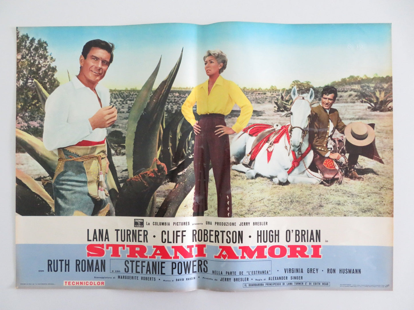 LOVE HAS MANY FACES - E ITALIAN FOTOBUSTA POSTER LANA TURNER C. ROBERTSON 1965 Rendezvous Cinema Movie posters