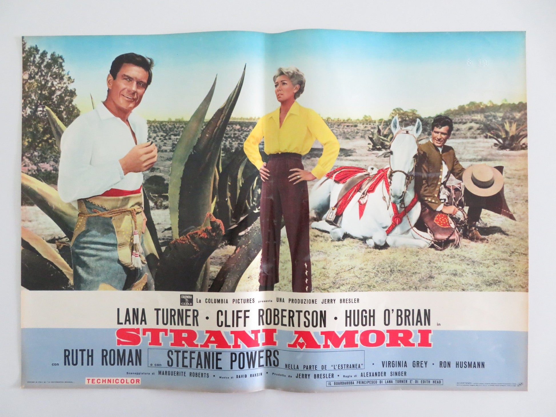 LOVE HAS MANY FACES - E ITALIAN FOTOBUSTA POSTER LANA TURNER C. ROBERTSON 1965 Rendezvous Cinema Movie posters