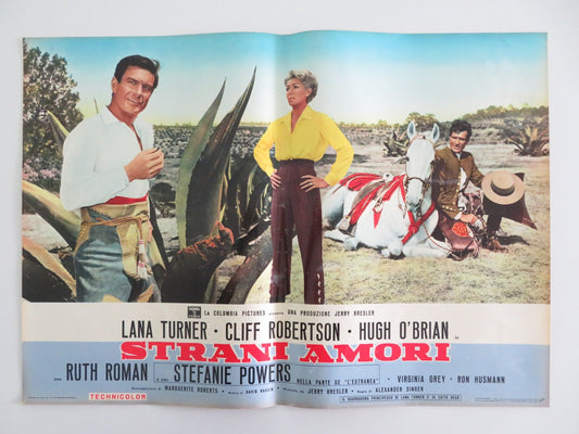 LOVE HAS MANY FACES - E ITALIAN FOTOBUSTA POSTER LANA TURNER C. ROBERTSON 1965 Rendezvous Cinema Movie posters