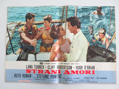 LOVE HAS MANY FACES - F ITALIAN FOTOBUSTA POSTER LANA TURNER C. ROBERTSON 1965 Rendezvous Cinema Movie posters