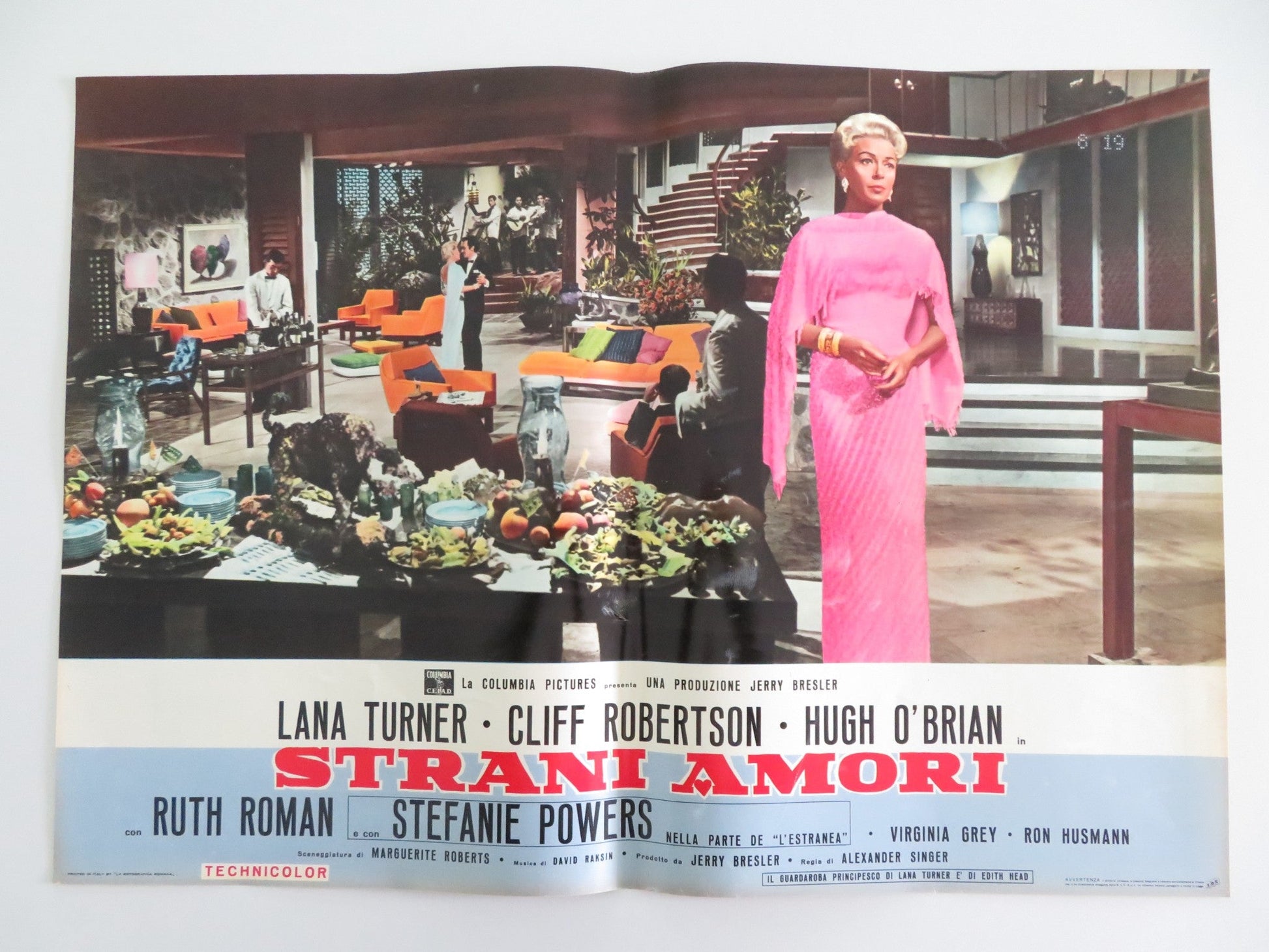LOVE HAS MANY FACES - G ITALIAN FOTOBUSTA POSTER LANA TURNER C. ROBERTSON 1965 Rendezvous Cinema Movie posters