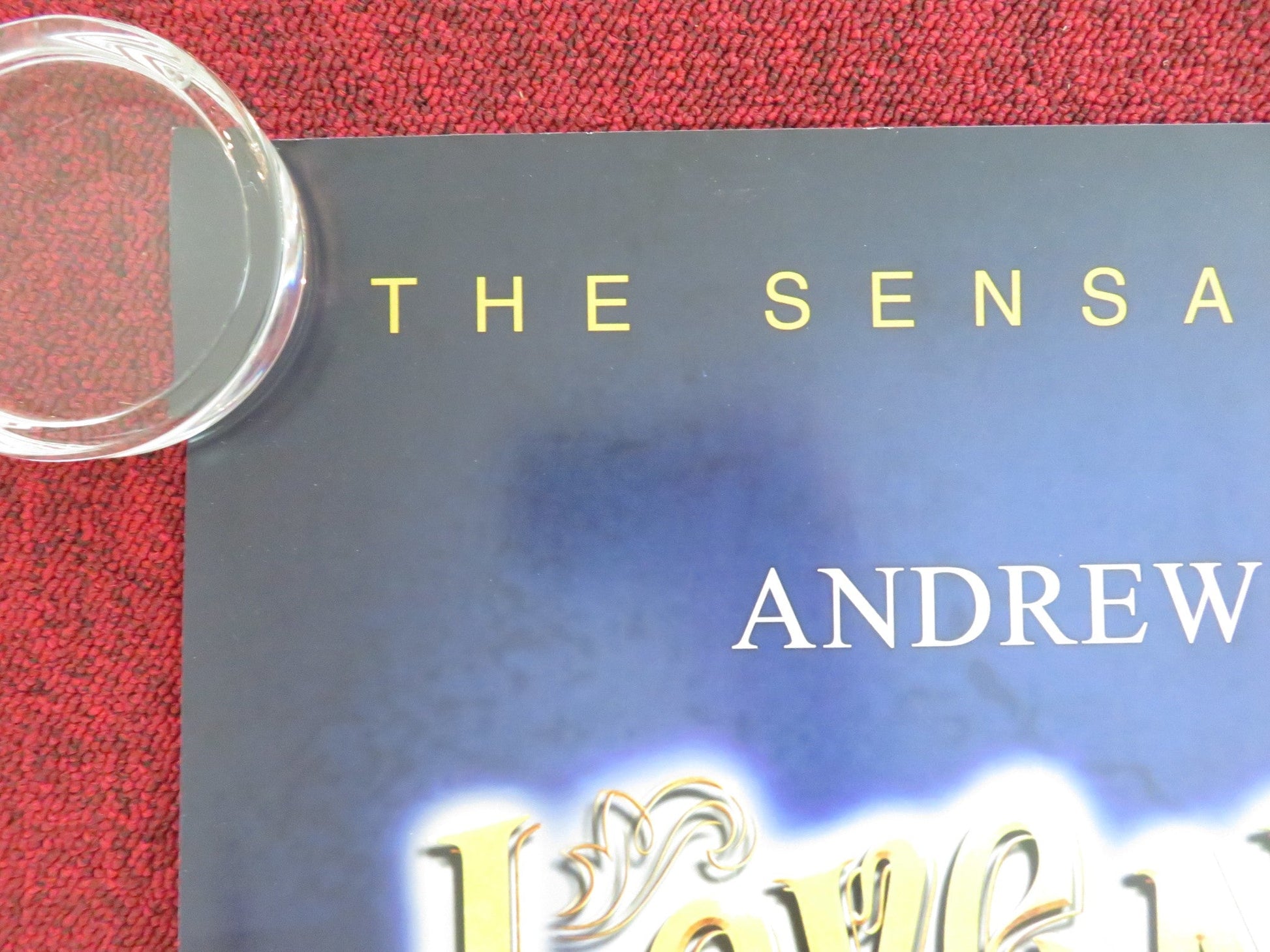 LOVE NEVER DIES UK QUAD ROLLED POSTER BEN LEWIS ANNA O'BYRNE 2012 Movie posters