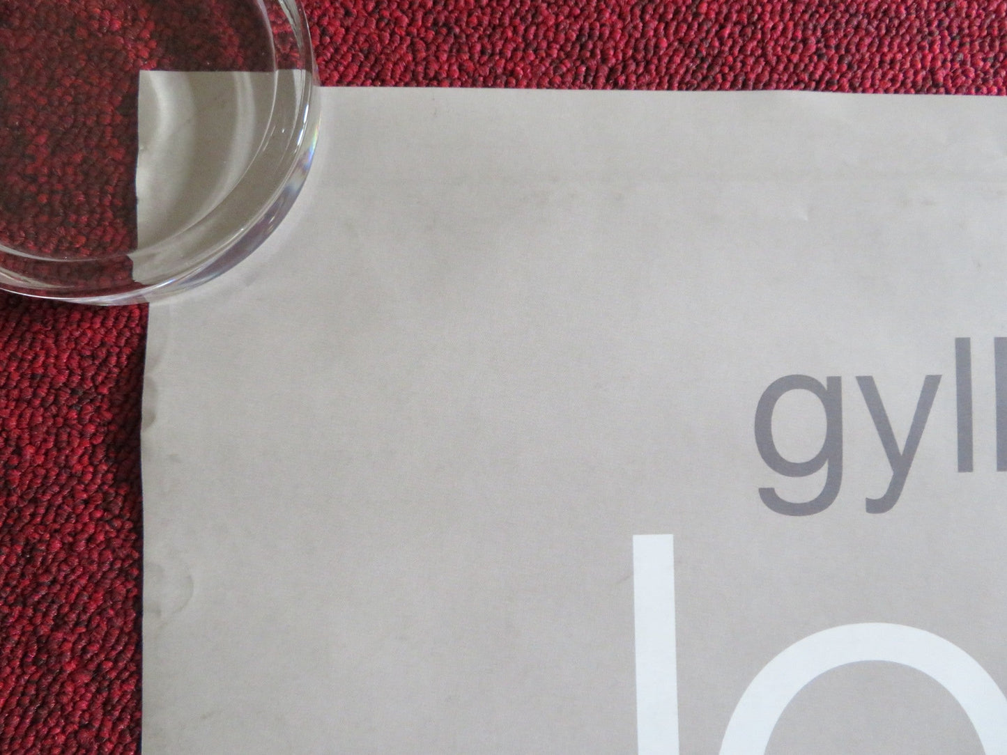 LOVE & OTHER DRUGS - C US ONE SHEET ROLLED POSTER JAKE GYLLENHAAL HATHAWAY 2010 Rendezvous Cinema Movie posters