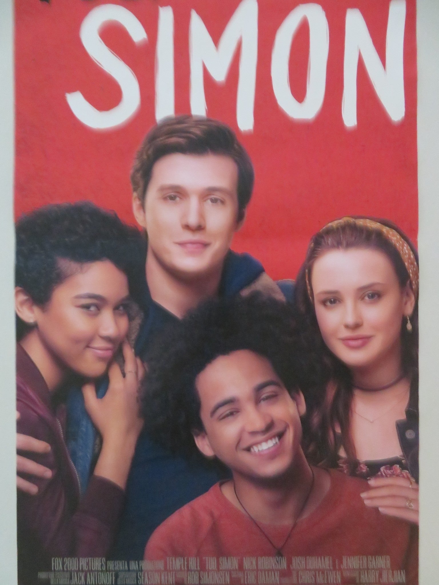LOVE, SIMON ITALIAN LOCANDINA POSTER NICK ROBINSON JENNIFER GARNER 2018 Movie posters