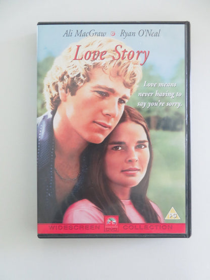 LOVE STORY (DVD) ALI MACGRAW RYAN O'NEAL 1970 REGION 2 Movie posters