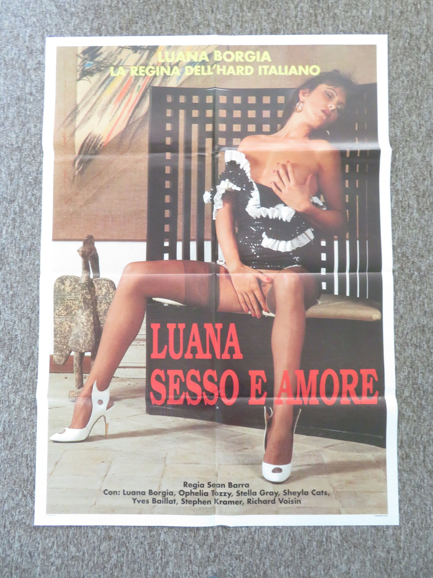Luana: Sesso e Amore Italian 2 Foglio Poster Luana Borgia Ophelia Tozzy 1993 Movie posters