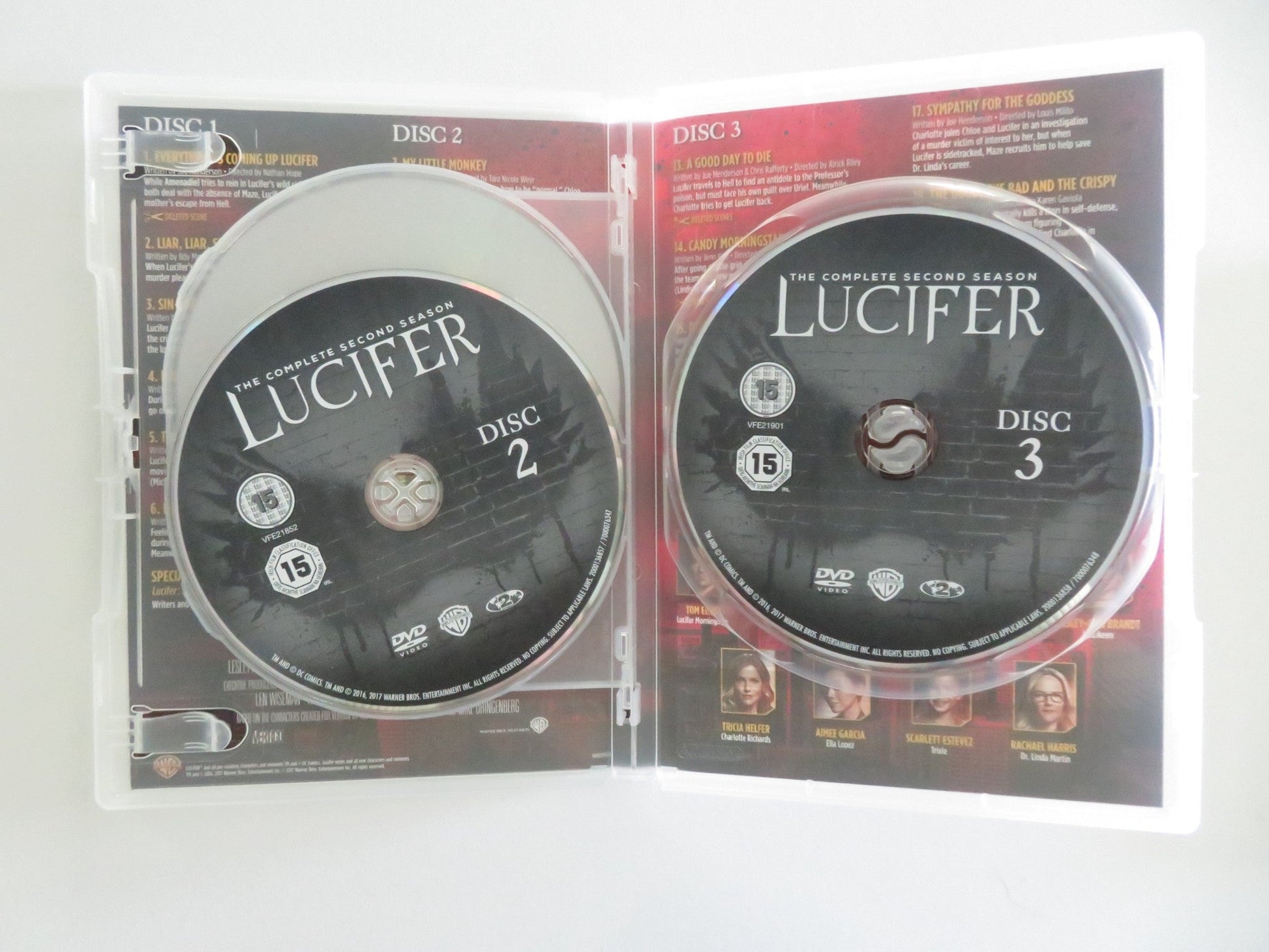 Lucifer Seasons 1 - 3 (DVD BoxSet) Tom Ellis Lauren German 2016 Region 2 Movie posters