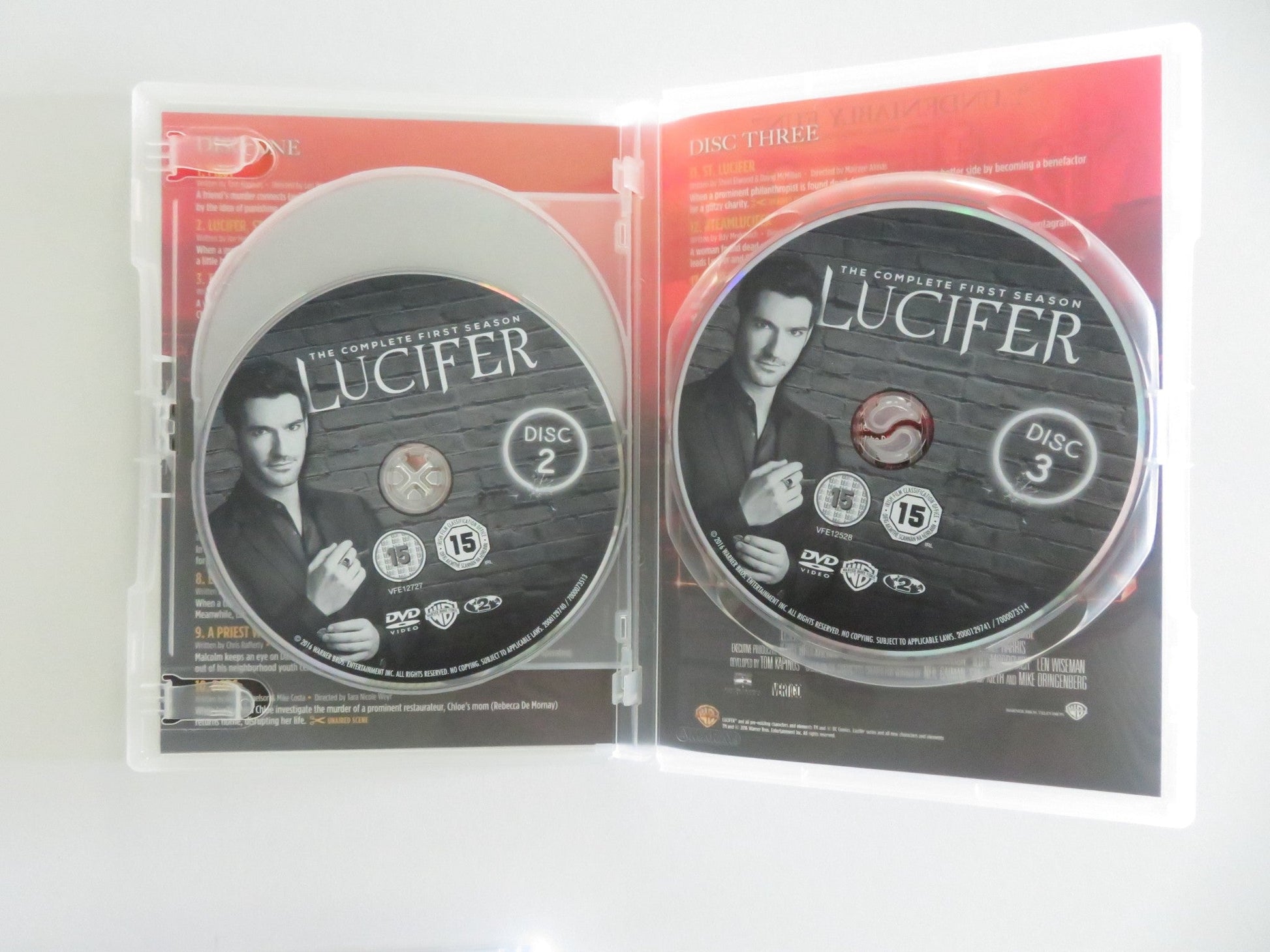 Lucifer Seasons 1 - 3 (DVD BoxSet) Tom Ellis Lauren German 2016 Region 2 Movie posters