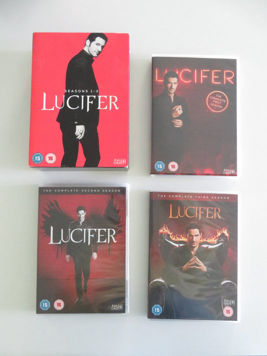 Lucifer Seasons 1 - 3 (DVD BoxSet) Tom Ellis Lauren German 2016 Region 2 Movie posters