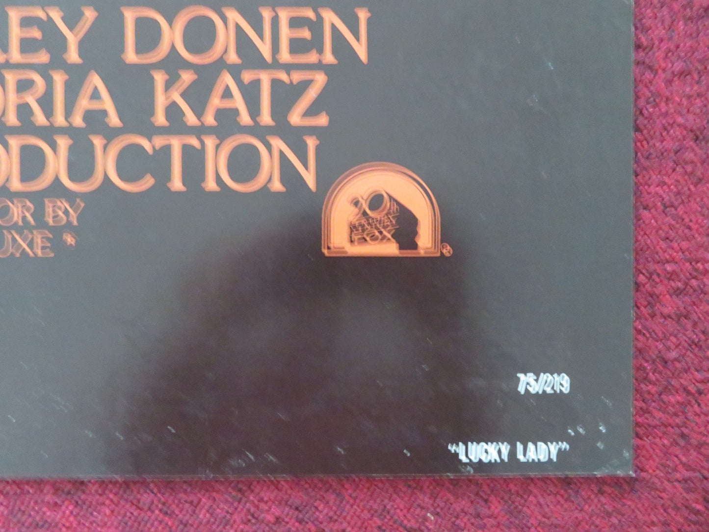 LUCKY LADY FOLDED US ONE SHEET POSTER GENE HACKMAN LIZA MINNELLI 1975 Movie posters