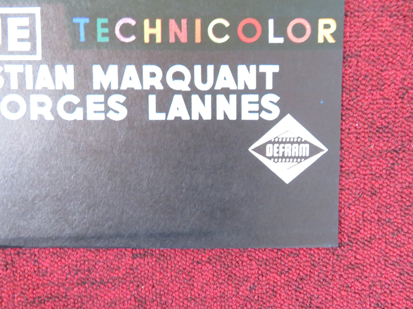 LUCRECE BORGIA GERMAN A1 POSTER FOLDED MARTINE CAROL PEDRO ARMENDARIZ 1953 Rendezvous Cinema Movie posters