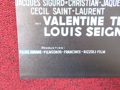 LUCRECE BORGIA GERMAN A1 POSTER FOLDED MARTINE CAROL PEDRO ARMENDARIZ 1953 Rendezvous Cinema Movie posters