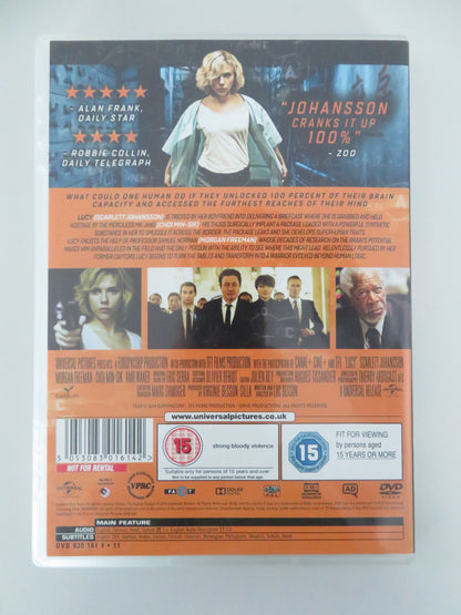 Lucy (DVD) Scarlett Johansson Morgan Freeman 2014 Region 2,4,5 Movie posters