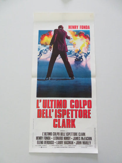 L'ULTIMO COLPO DELL' ISPETTORE CLARK ITALIAN LOCANDINA POSTER HENRY FONDA 1973 Movie posters