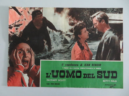 L'UOMO DEL SUD ITALIAN FOTOBUSTA POSTERS LOT OF 8 ZACHARY SCOTT BETTY FIELD 1962 Movie posters