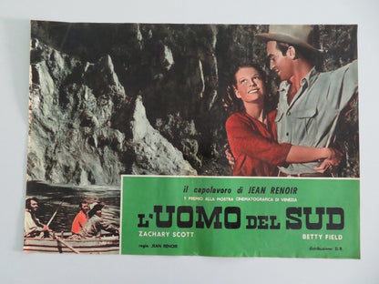 L'UOMO DEL SUD ITALIAN FOTOBUSTA POSTERS LOT OF 8 ZACHARY SCOTT BETTY FIELD 1962 Movie posters