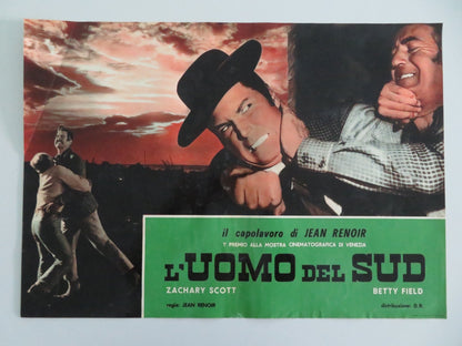 L'UOMO DEL SUD ITALIAN FOTOBUSTA POSTERS LOT OF 8 ZACHARY SCOTT BETTY FIELD 1962 Movie posters