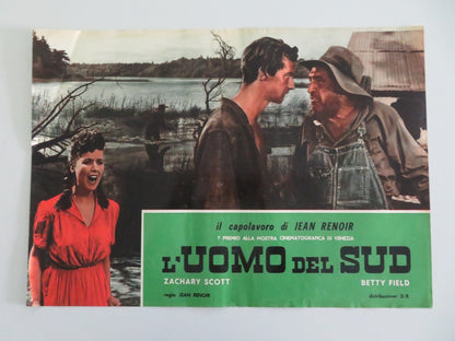 L'UOMO DEL SUD ITALIAN FOTOBUSTA POSTERS LOT OF 8 ZACHARY SCOTT BETTY FIELD 1962 Movie posters