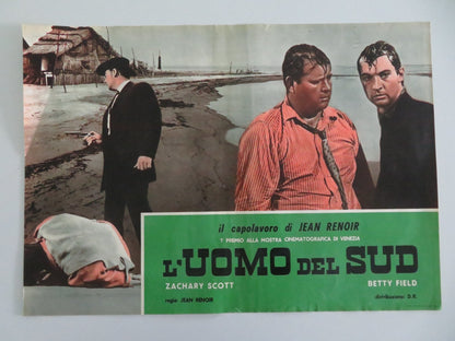 L'UOMO DEL SUD ITALIAN FOTOBUSTA POSTERS LOT OF 8 ZACHARY SCOTT BETTY FIELD 1962 Movie posters