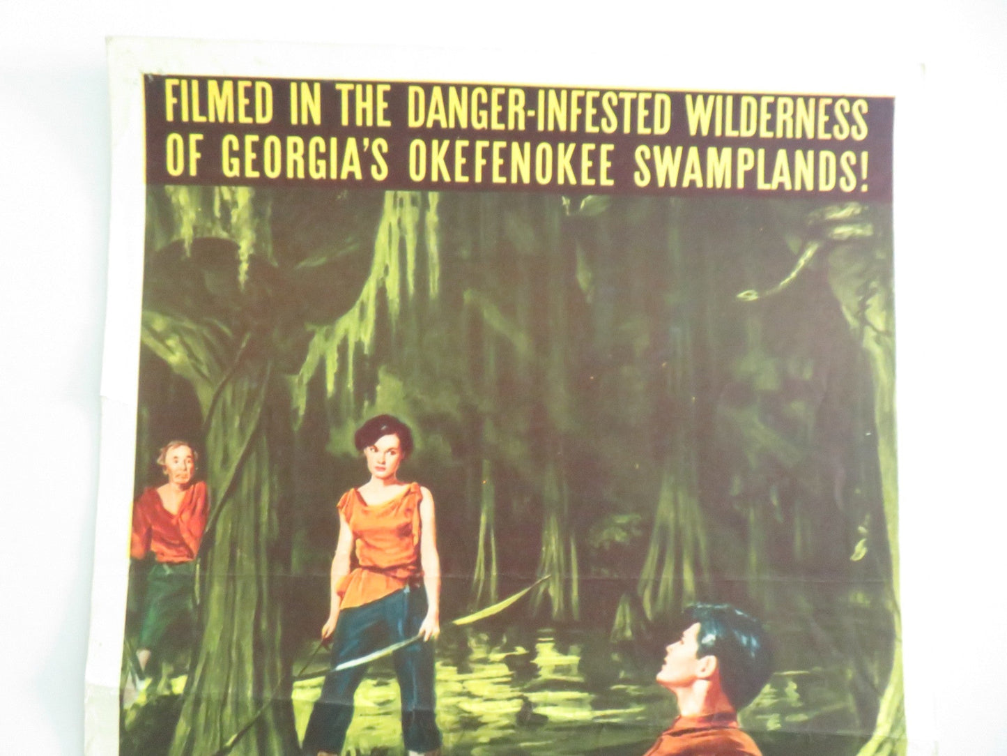 Lure of the Wilderness US Insert Poster Jean Peters Jeffrey Hunter 1952 Movie posters