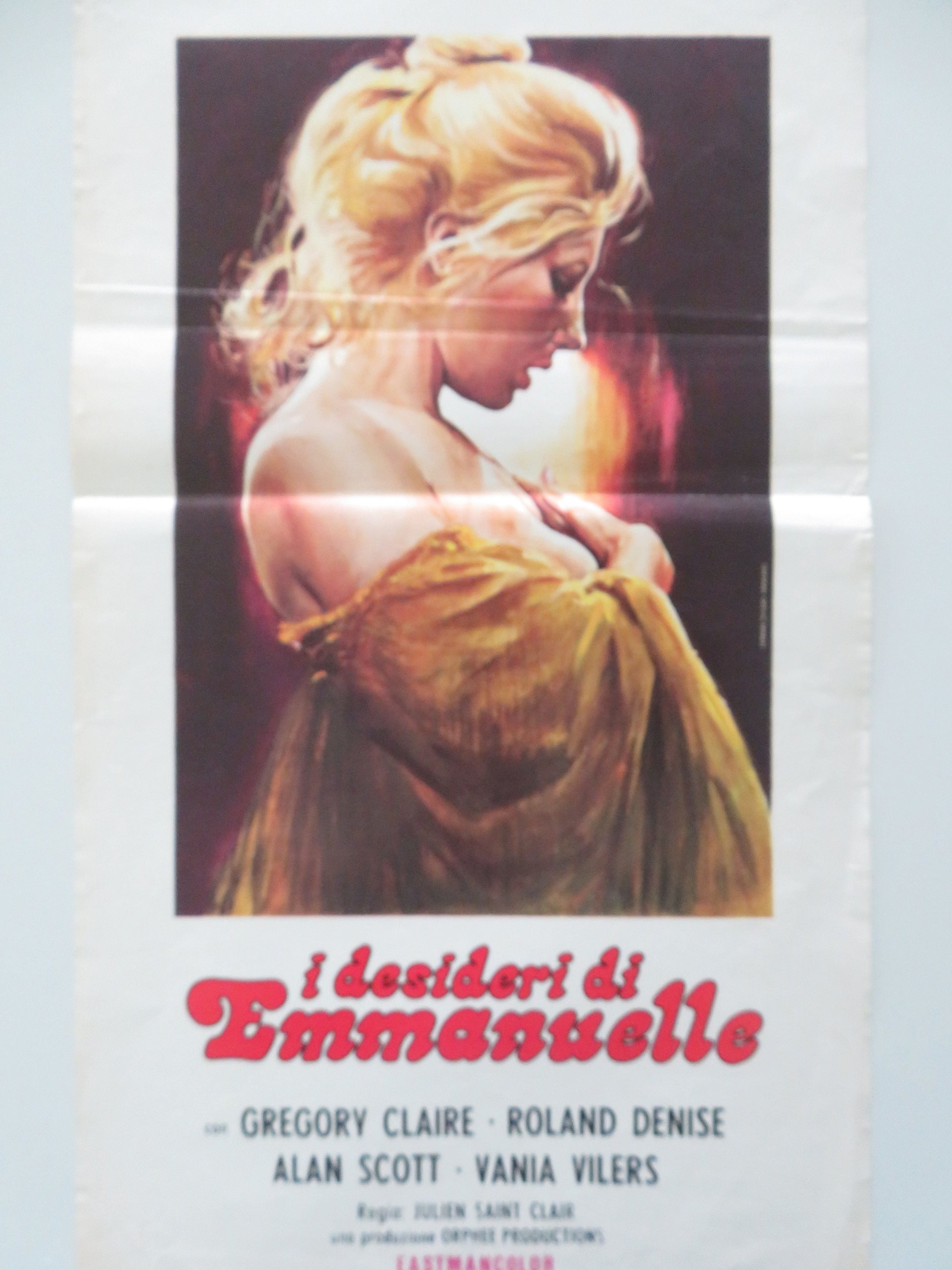 Lust and Desire Italian Locandina Poster Claire Gregory Denise Roland 1975 Movie posters