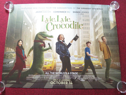 LYLE, LYLE, CROCODILE UK QUAD ROLLED POSTER JAVIER BARDEM SHAWN MENDES 2022 Rendezvous Cinema Movie posters