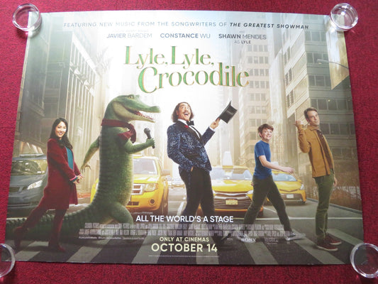 LYLE, LYLE, CROCODILE UK QUAD ROLLED POSTER JAVIER BARDEM SHAWN MENDES 2022 Rendezvous Cinema Movie posters
