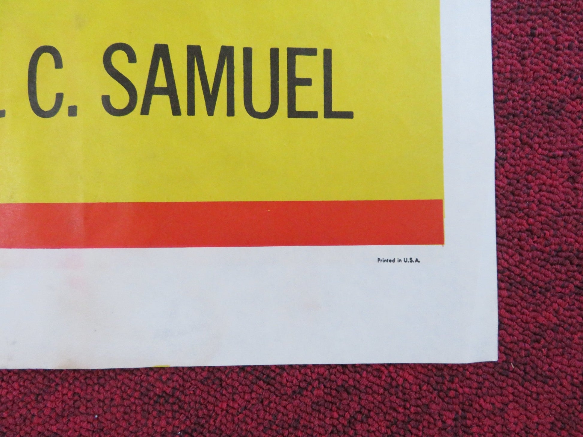 MACBETH - TV MOVIE FOLDED US ONE SHEET POSTER MAURICE EVANS JULIE ANDERSON 1964 Rendezvous Cinema Movie posters