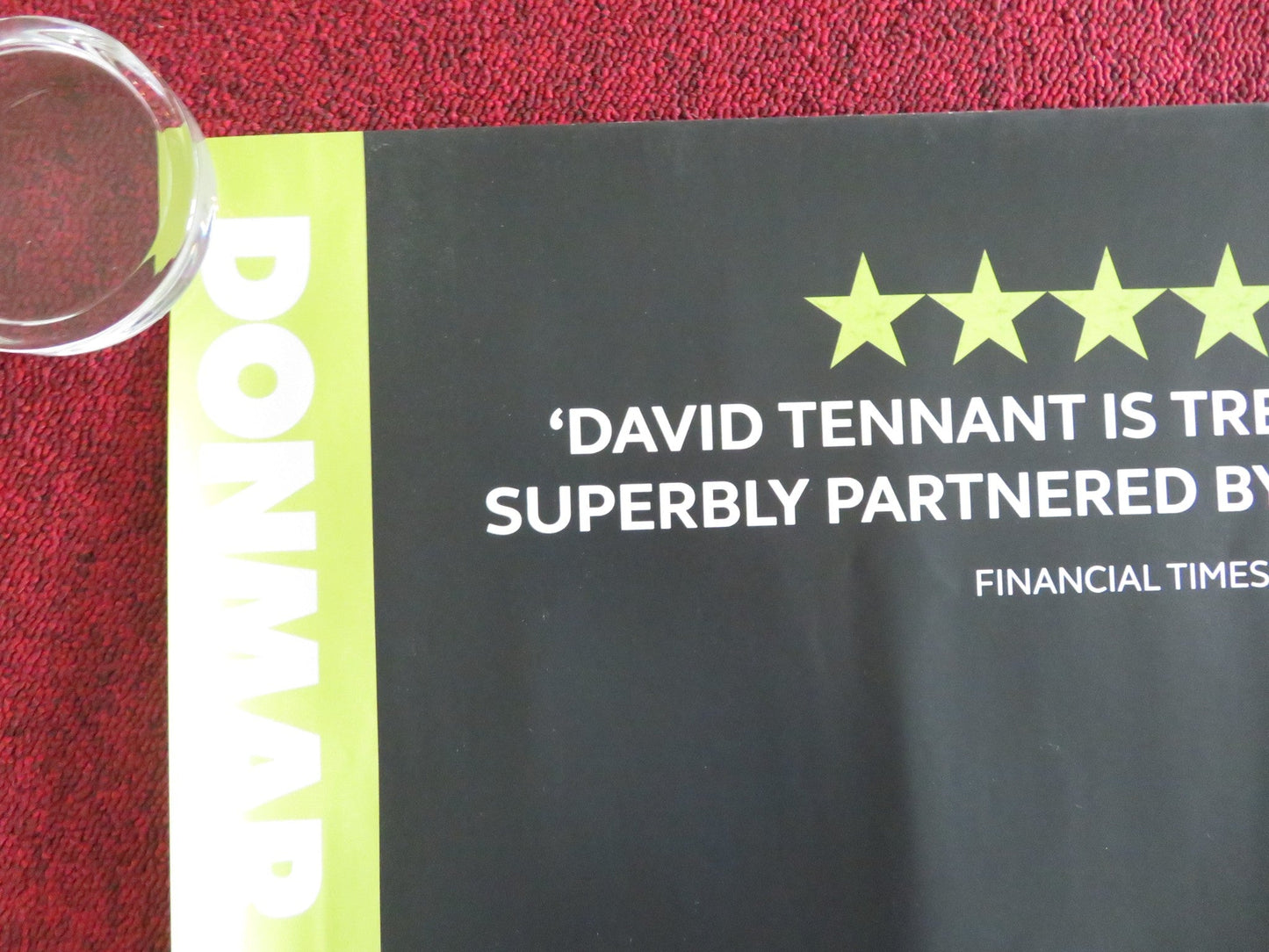 Macbeth UK QUAD ROLLED POSTER DAVID TENNANT CUSH JUMBO 2025 Movie posters