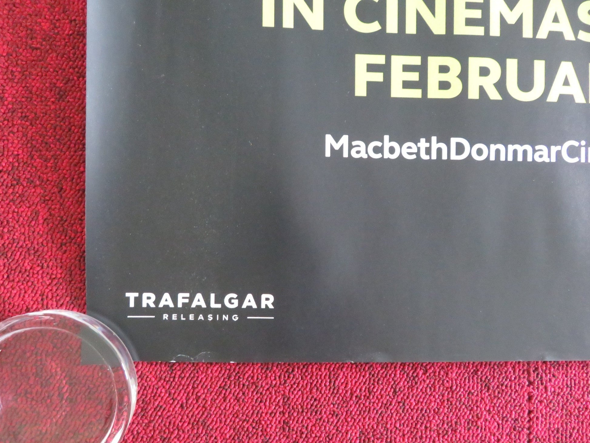 Macbeth UK QUAD ROLLED POSTER DAVID TENNANT CUSH JUMBO 2025 Movie posters