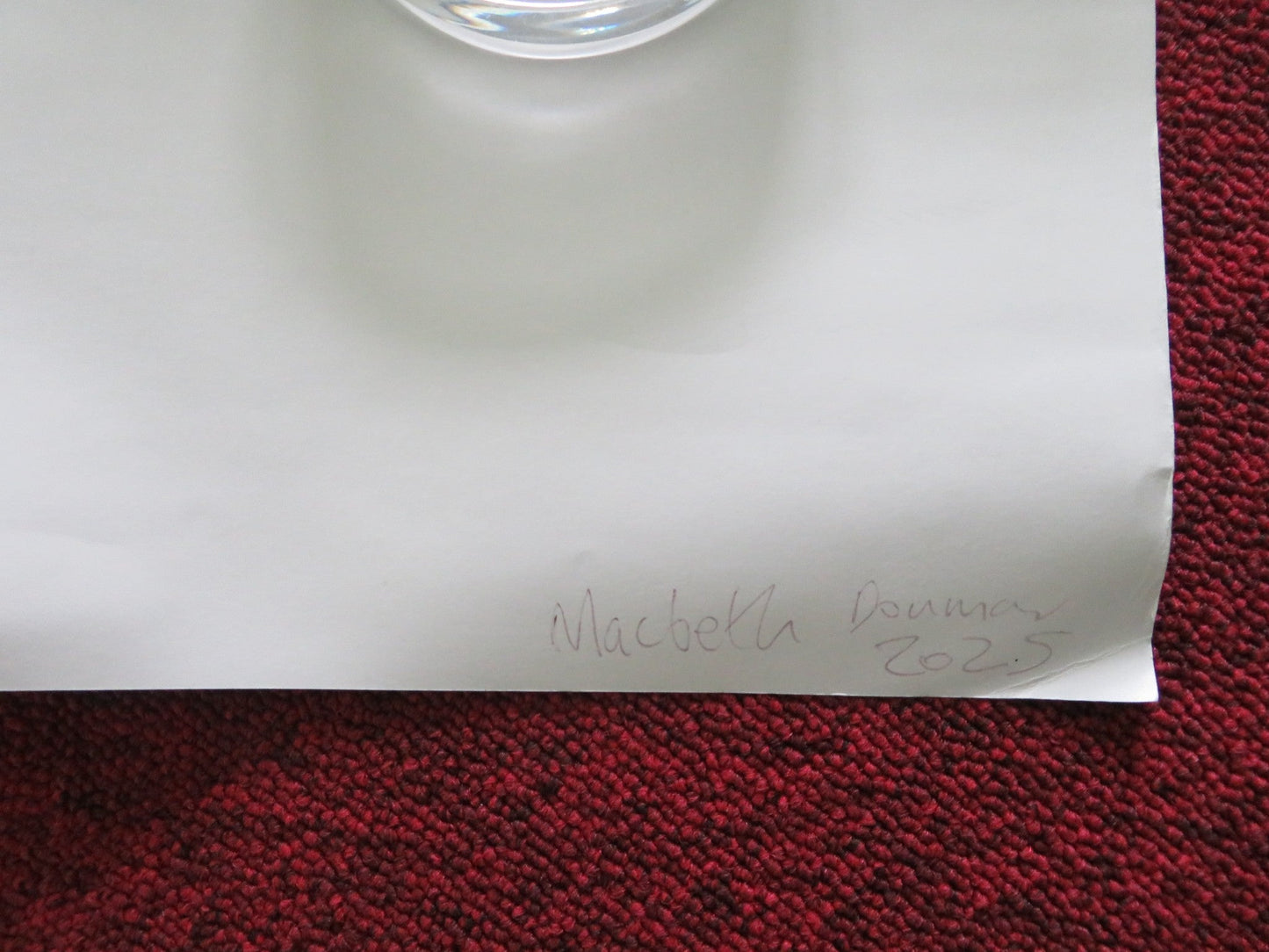 Macbeth UK QUAD ROLLED POSTER DAVID TENNANT CUSH JUMBO 2025 Movie posters