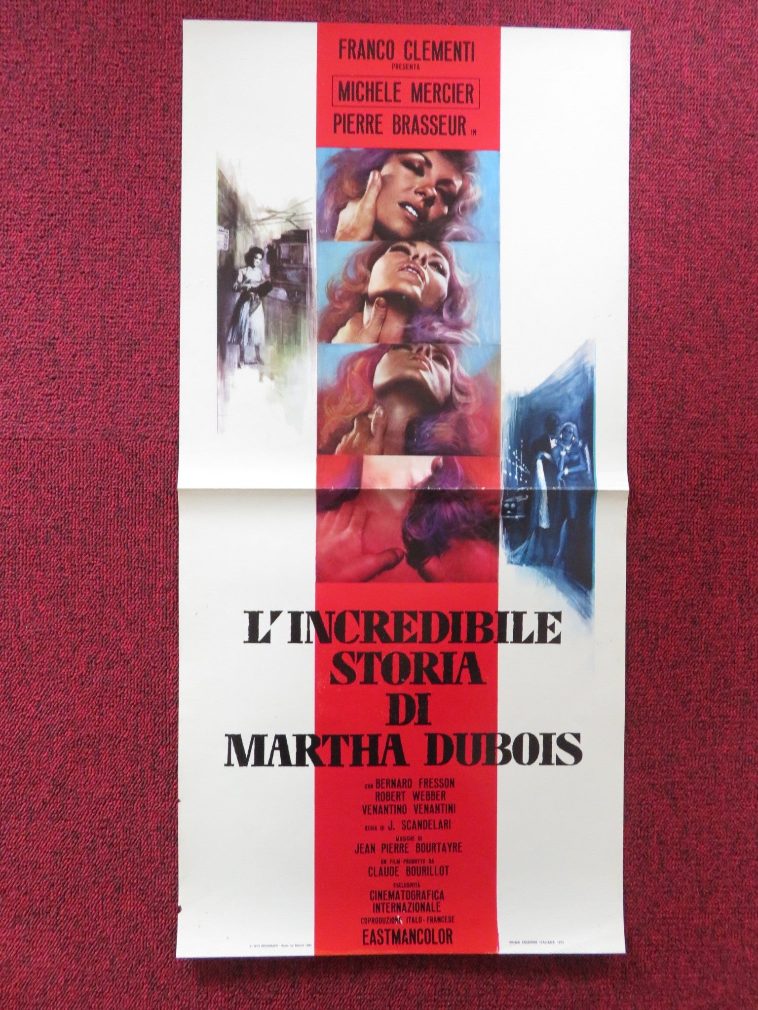 MACEDOINE ITALIAN LOCANDINA POSTER MICHELE MERCIER BERNARD FRESSON 1972 Rendezvous Cinema Movie posters