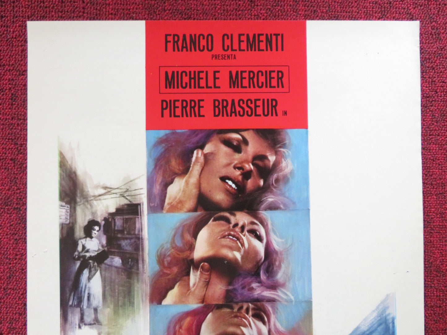 MACEDOINE ITALIAN LOCANDINA POSTER MICHELE MERCIER BERNARD FRESSON 1972 Rendezvous Cinema Movie posters