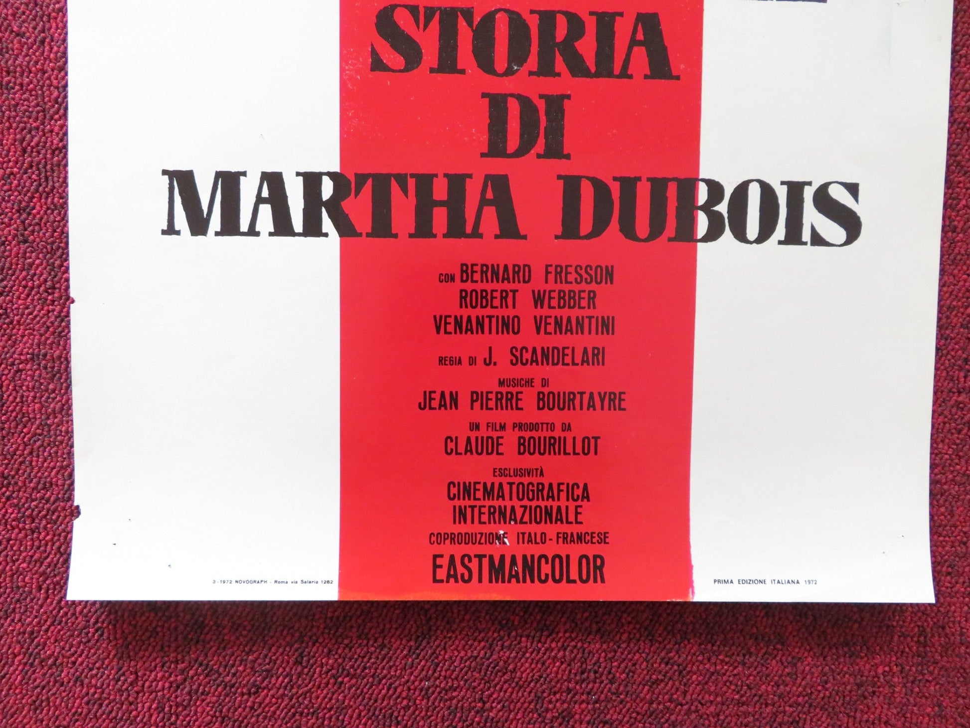 MACEDOINE ITALIAN LOCANDINA POSTER MICHELE MERCIER BERNARD FRESSON 1972 Rendezvous Cinema Movie posters