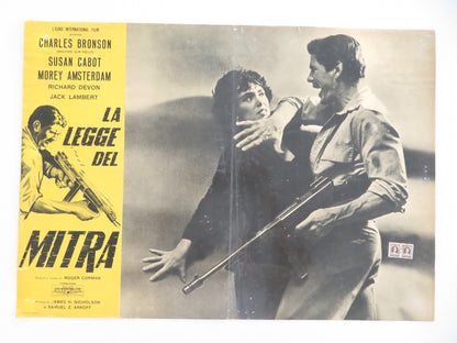 MACHINE - GUN KELLY ITALIAN FOTOBUSTA POSTER CHARLES BRONSON SUSAN CABOT 1958 Movie posters