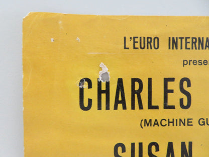 MACHINE - GUN KELLY ITALIAN FOTOBUSTA POSTER CHARLES BRONSON SUSAN CABOT 1958 Movie posters