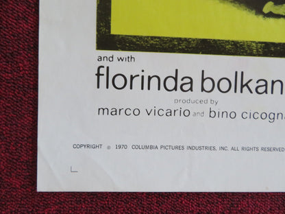 MACHINE GUN MCCAIN FOLDED US ONE SHEET POSTER JOHN CASSAVETES BRITT EKLAND 1970 Rendezvous Cinema Movie posters