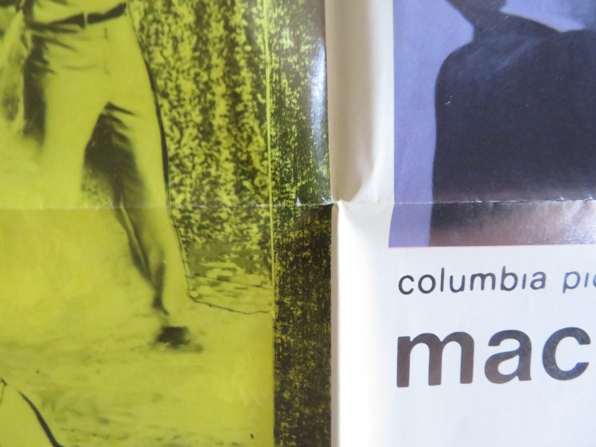 MACHINE GUN MCCAIN FOLDED US ONE SHEET POSTER JOHN CASSAVETES BRITT EKLAND 1970 Rendezvous Cinema Movie posters