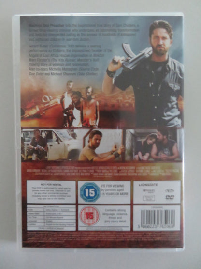 MACHINE GUN PREACHER (DVD) GERARD BUTLER MICHELLE MONAGHAN 2011 REGION 2 Movie posters