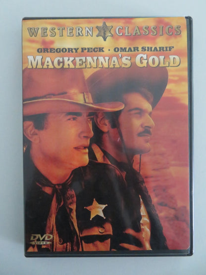 MACKENNA'S GOLD - WESTERN CLASSICS (DVD) GREGORY PECK OMAR SHARIF 1969 REGION 1 Movie posters