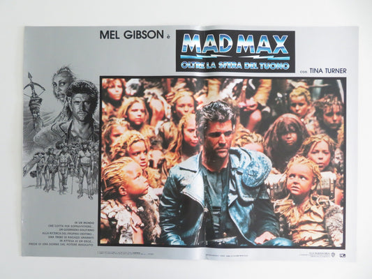 MAD MAX BEYOND THUNDERDOME - C ITALIAN FOTOBUSTA POSTER MEL GIBSON TURNER 1985 Movie posters