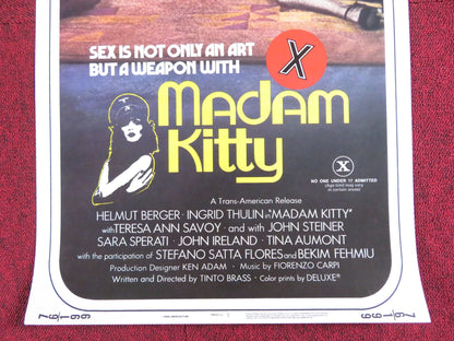 MADAM KITTY US INSERT POSTER HELMUT BERGER INGRID THULIN 1976 Rendezvous Cinema Movie posters