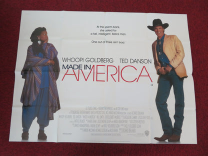 Made in America UK Quad Poster Folded Whoopi Goldberg Ted Danson 1993 Movie posters